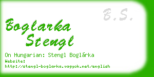 boglarka stengl business card